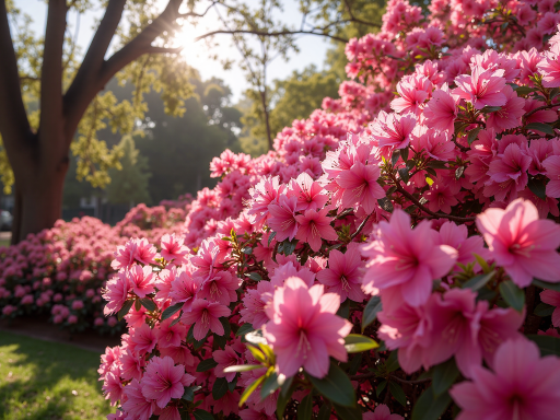 春季校园樱花盛开景象，粉色花朵满树，阳光透过花瓣洒落，学生在花树下漫步，展现春天校园的浪漫氛围